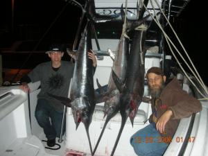 George and his son catch 3 Swordfish on their first ever fishing trip together.